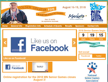 Tablet Screenshot of mnseniorgames.com